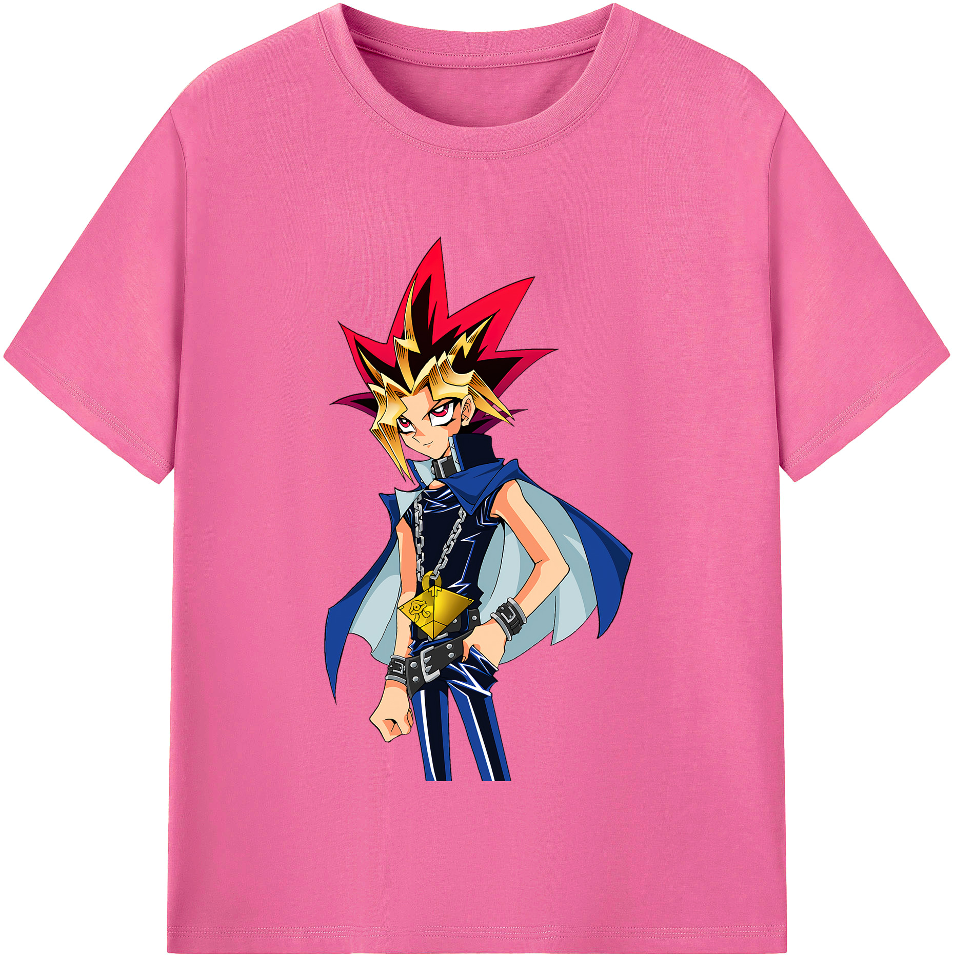 （画像用） 遊☆戯☆王 Yu-Gi-Oh! レディースカジュアルプリントTシャツ（綿100％）